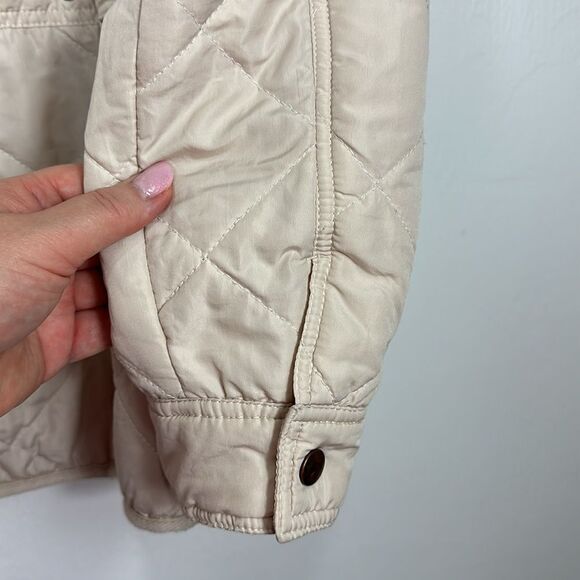 Altar’d State Alpine Quilted Puffer Comfy Jacket In Champagne Size S - Picture 9 of 14